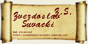 Zvezdoslav Šuvački vizit kartica